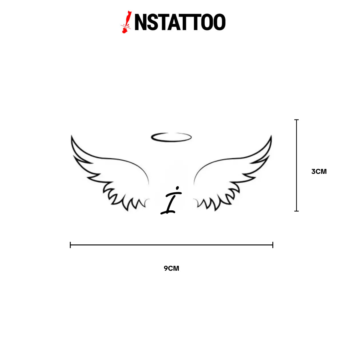 (İsme Özel) Angelet - Yarı Kalıcı Dövme