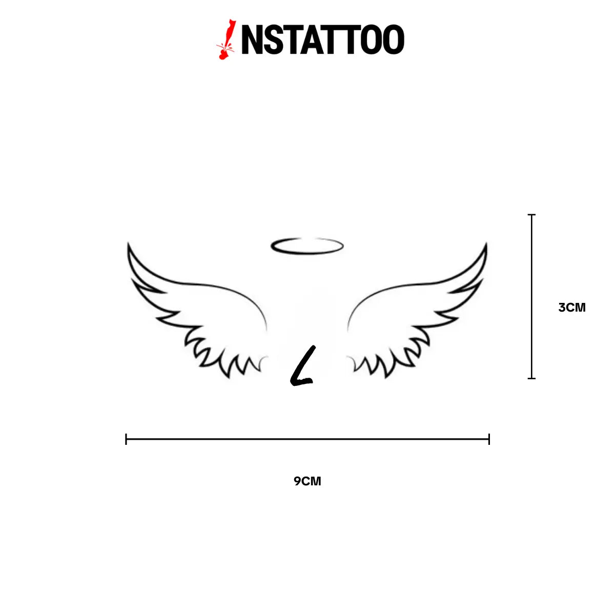 (İsme Özel) Angelet - Yarı Kalıcı Dövme