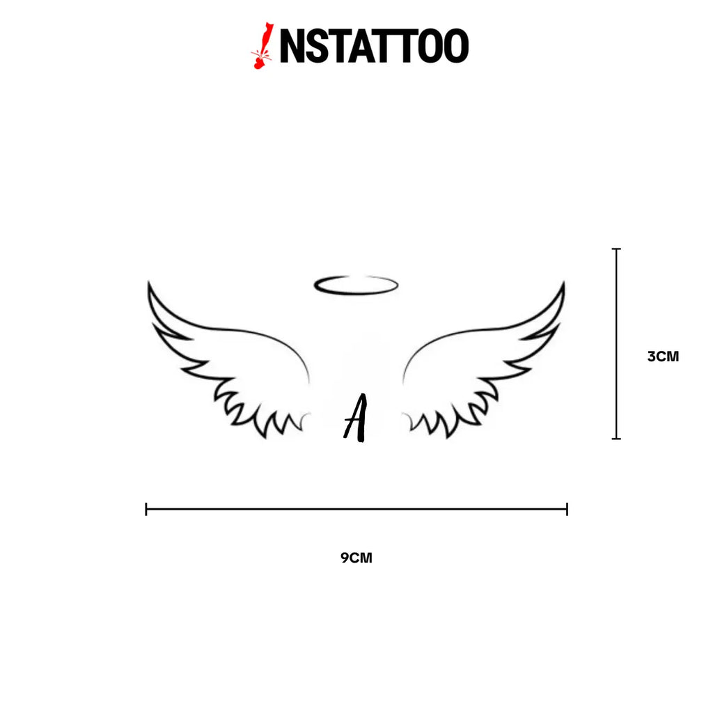 (İsme Özel) Angelet - Yarı Kalıcı Dövme