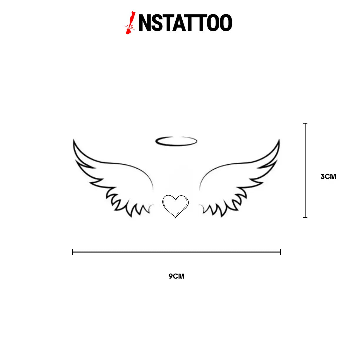 (İsme Özel) Angelet - Yarı Kalıcı Dövme