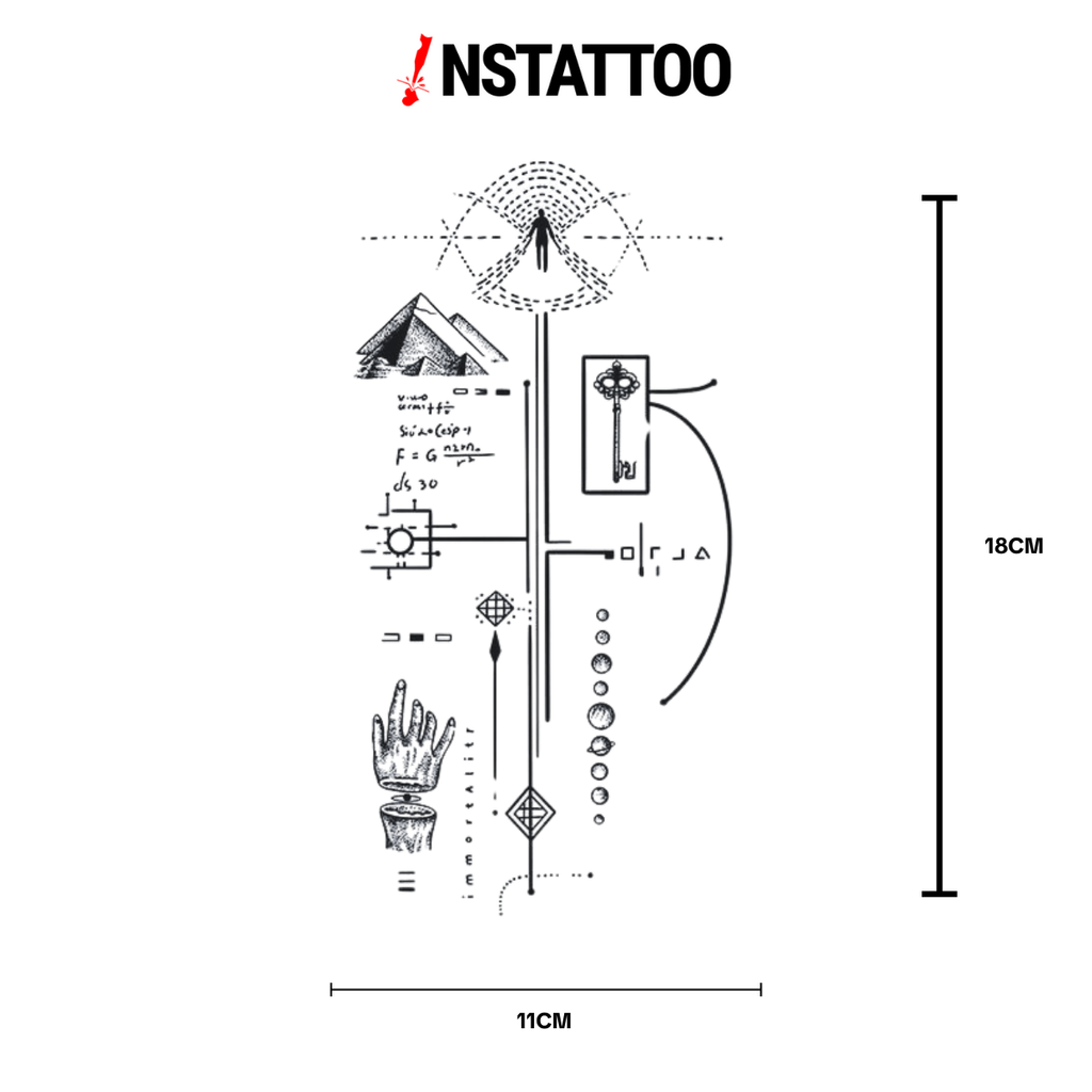 (Özel Tasarım) Animus -Yarı Kalıcı Dövme