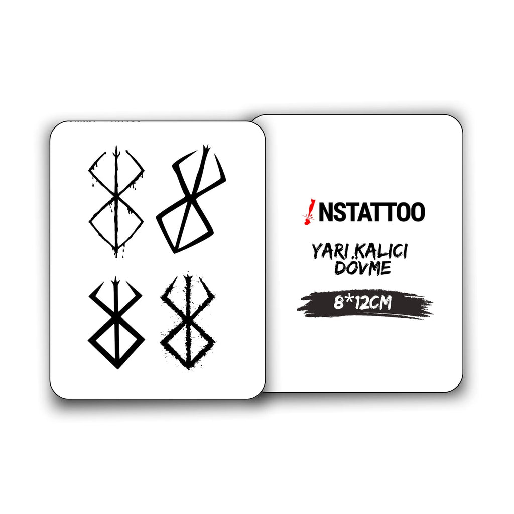 (Özel Tasarım) Berserk - Yarı Kalıcı Dövme