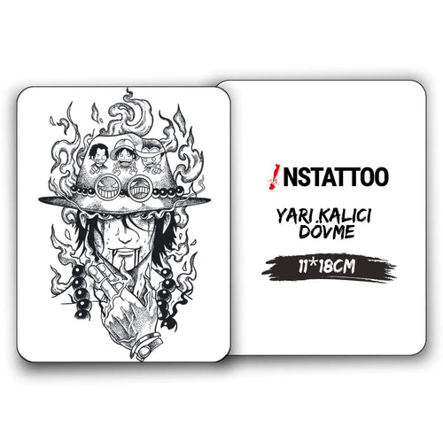 (OP) Brothers - ACE-Sabo-Luffy - Yarı Kalıcı Dövme