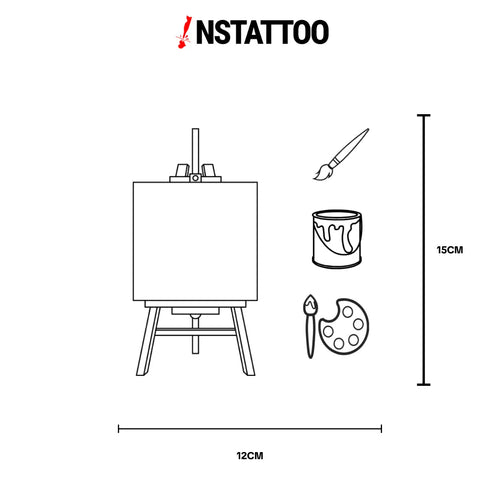 (Özel) Canvas - Yarı Kalıcı Dövme