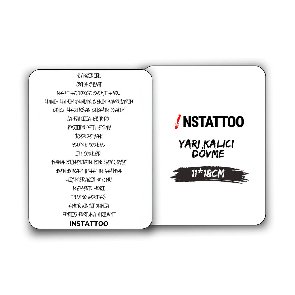 (Özel) CEKU - Yarı Kalıcı Dövme