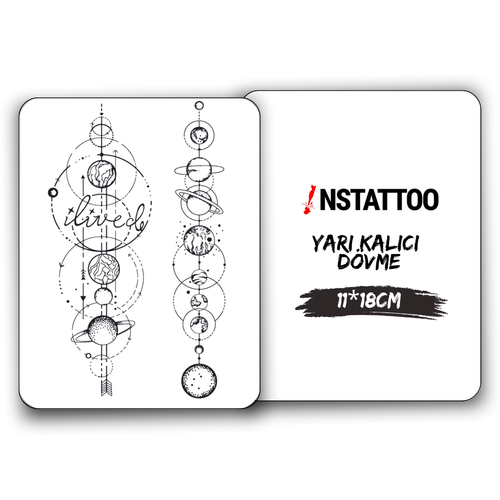 Ekinoks 2 Parça - Yarı Kalıcı Dövme