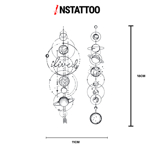 Ekinoks 2 Parça - Yarı Kalıcı Dövme