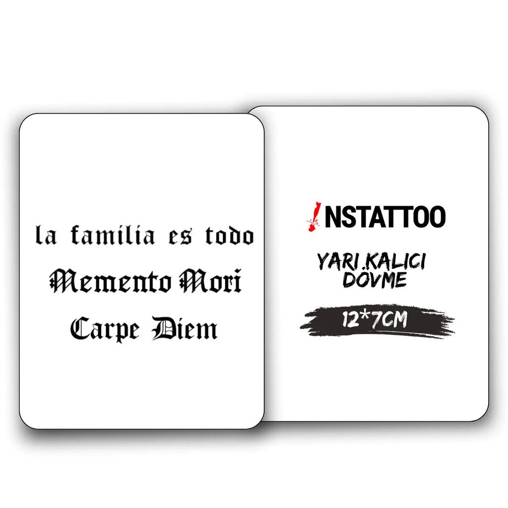 (Özel) Familia - Yarı Kalıcı Dövme