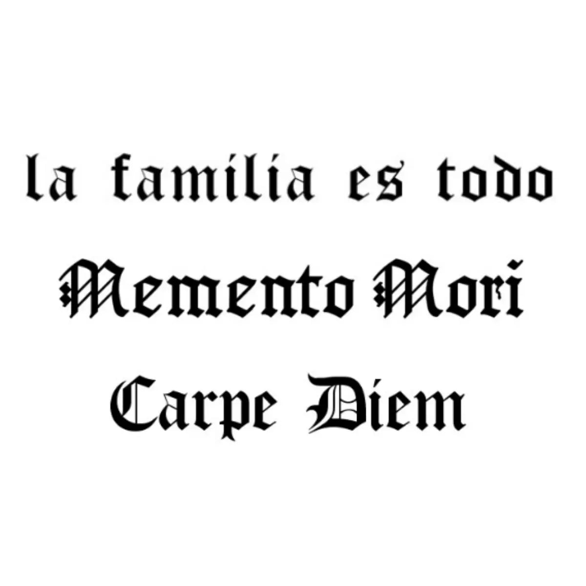 (Özel) Familia - Yarı Kalıcı Dövme