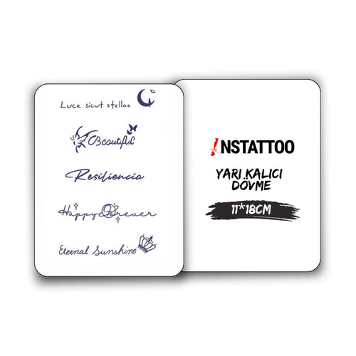 (5 Dövme) Eternal - Yarı Kalıcı Dövme