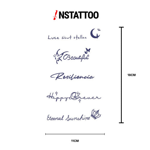 (5 Dövme) Eternal - Yarı Kalıcı Dövme