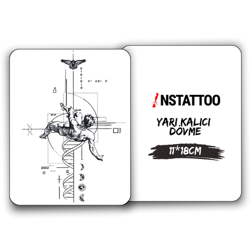 (Özel Tasarım) F A L L E N - Yarı Kalıcı Dövme