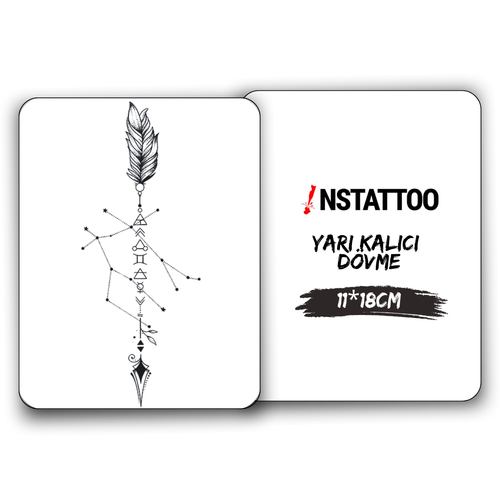 Feather - Yarı Kalıcı Dövme