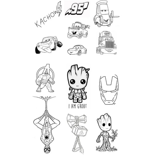 (Özel) Kachow - Yarı Kalıcı Dövme