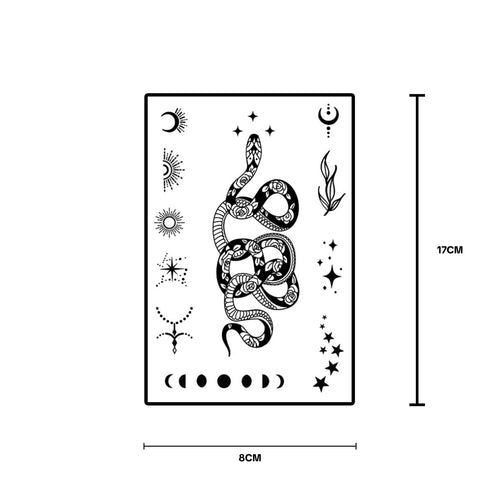(11 Dövme) El Paketi I - Yarı Kalıcı Dövme