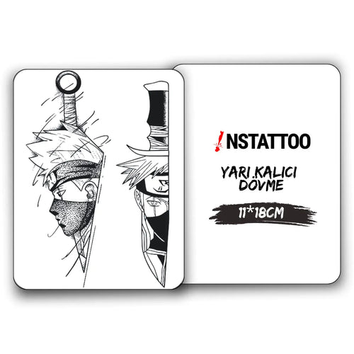 (NRT) Kakashi - Yarı Kalıcı Dövme