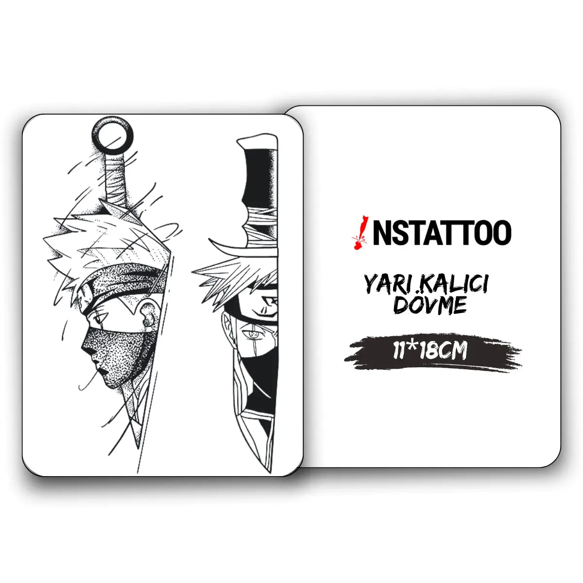 (NRT) Kakashi - Yarı Kalıcı Dövme