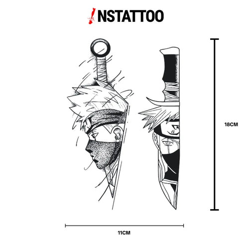 (NRT) Kakashi - Yarı Kalıcı Dövme