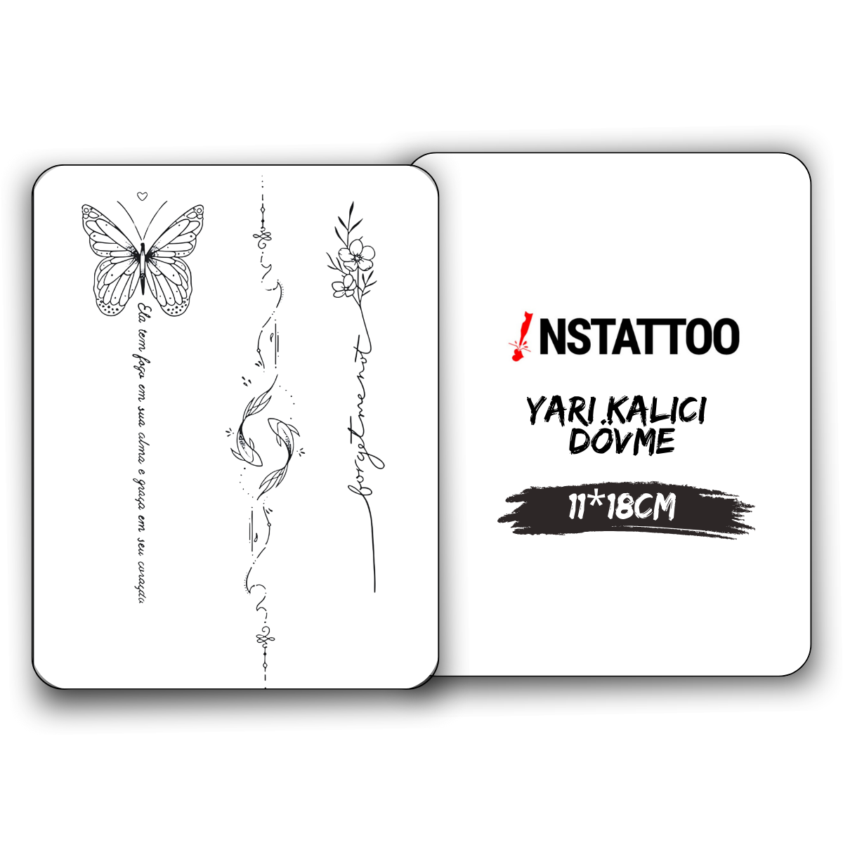 Kararsızım Paketi II - Yarı Kalıcı Dövme