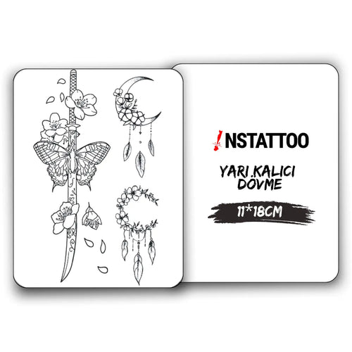 (3 Dövme) Kōyōzai - Yarı Kalıcı Dövme