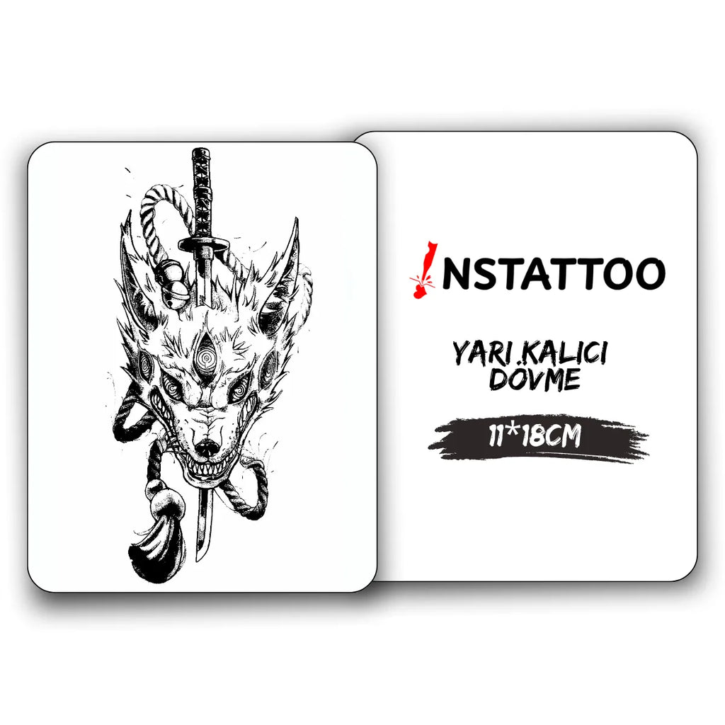 (Özel) Kurama - Yarı Kalıcı Dövme