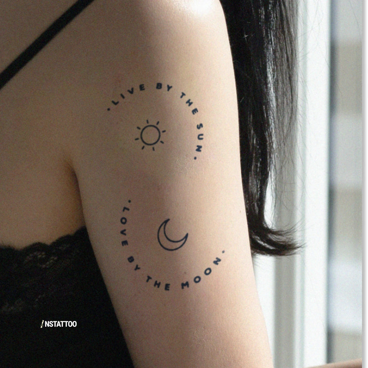 (Özel Tasarım) Live&Love - Yarı Kalıcı Dövme