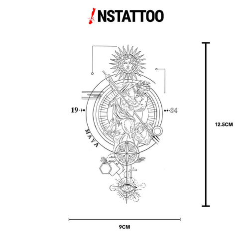 (Özel) Maya - Yarı Kalıcı Dövme
