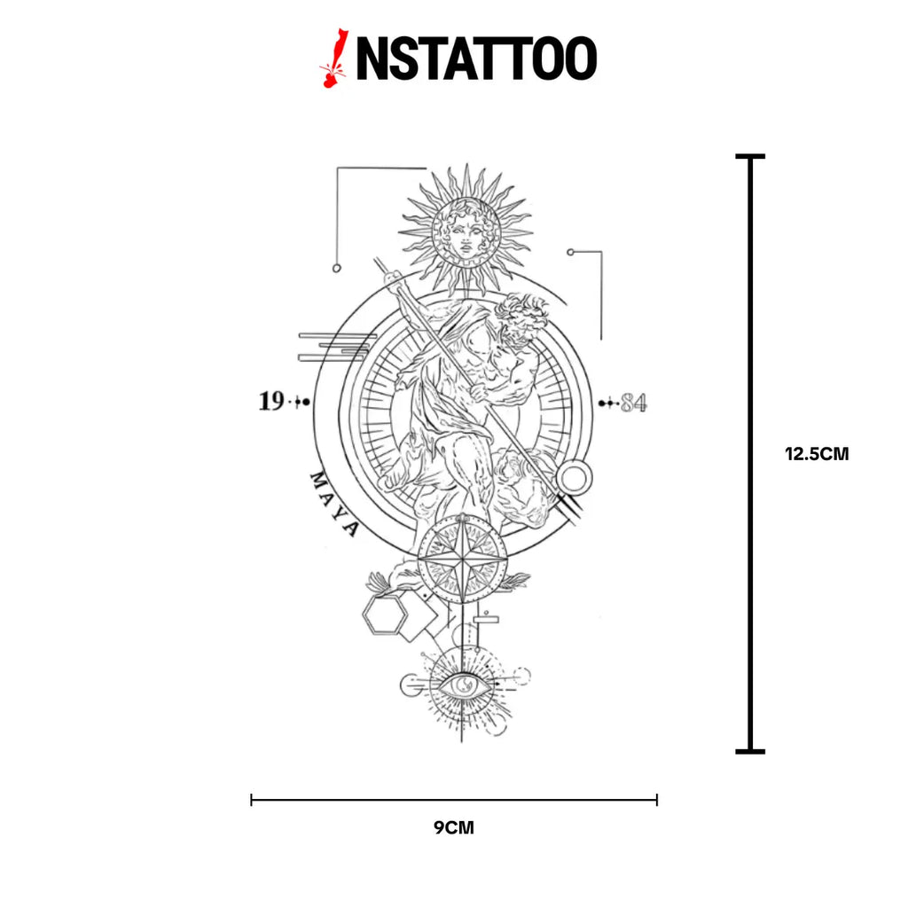 (Özel) Maya - Yarı Kalıcı Dövme