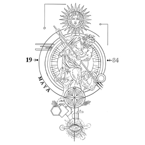 (Özel) Maya - Yarı Kalıcı Dövme