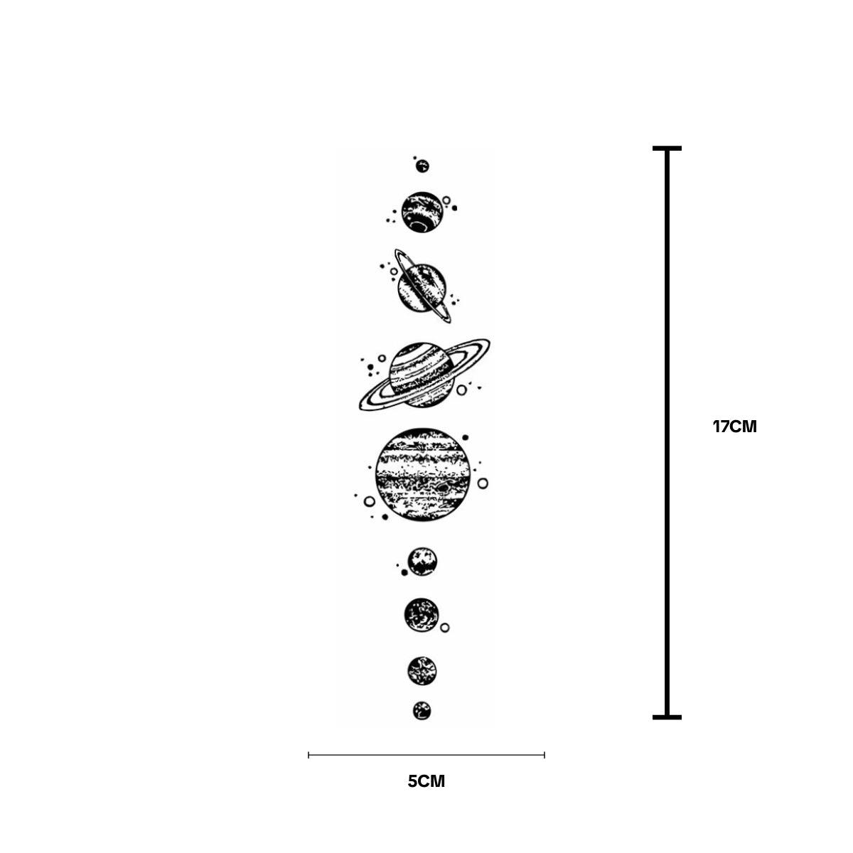 (Özel Tasarım) Milkyway - Yarı Kalıcı Dövme
