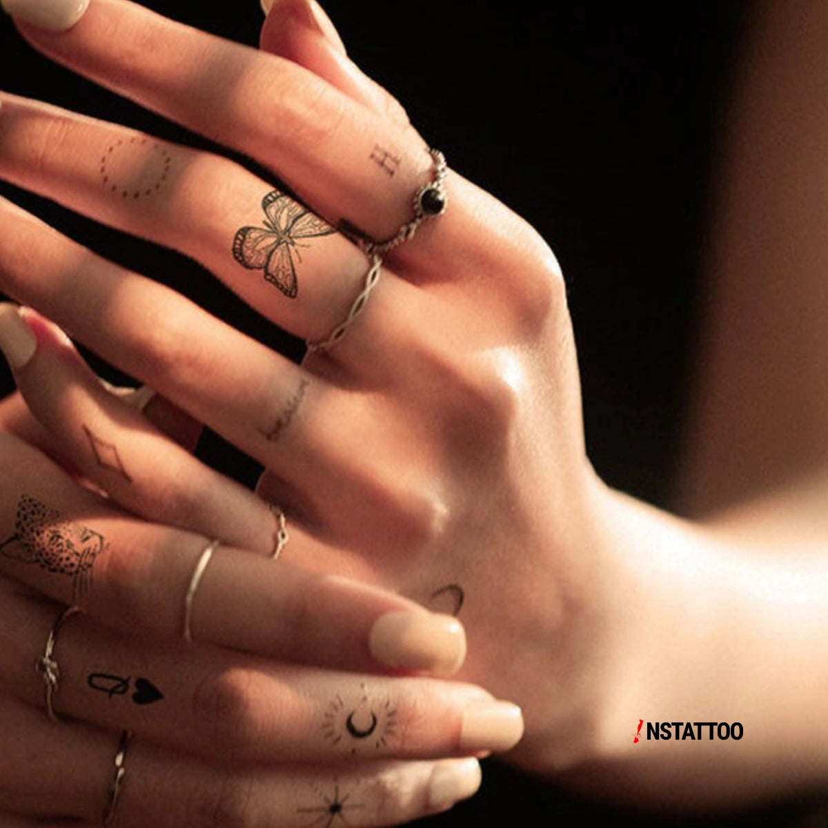 (30 Dövme) Minimal 7 - Yarı Kalıcı Dövme