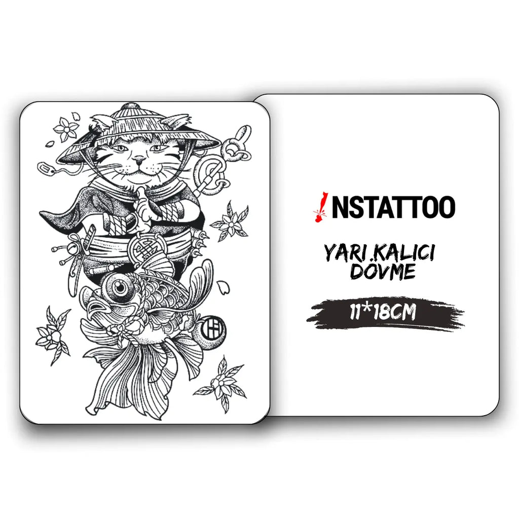 Nekomaru - Yarı Kalıcı Dövme