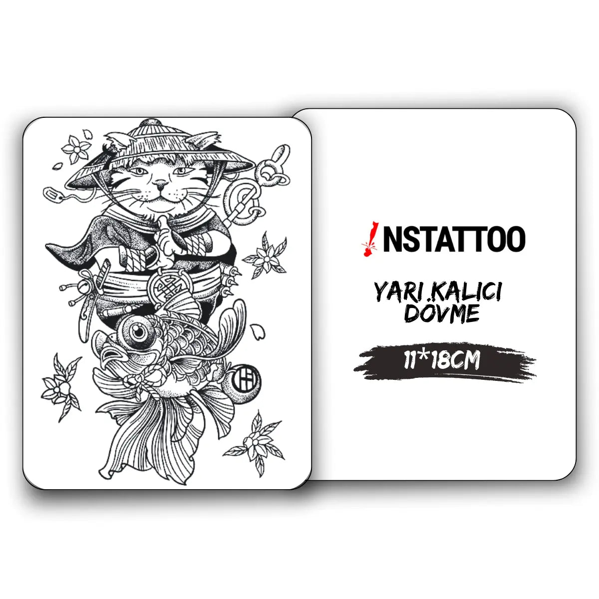 Nekomaru - Yarı Kalıcı Dövme