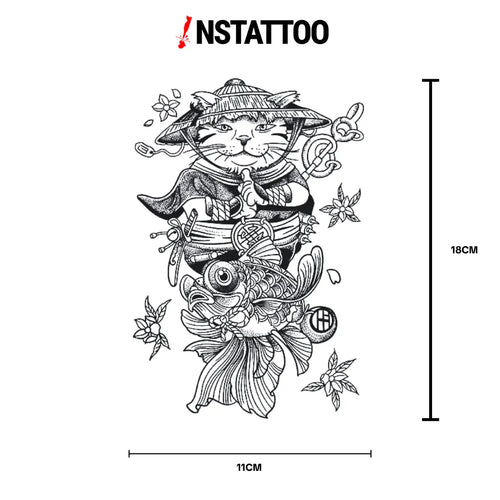 Nekomaru - Yarı Kalıcı Dövme