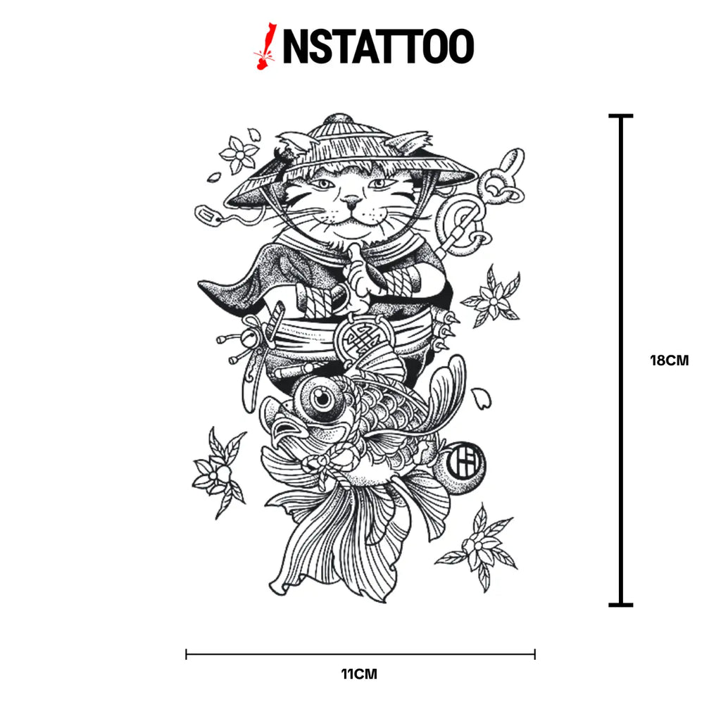Nekomaru - Yarı Kalıcı Dövme