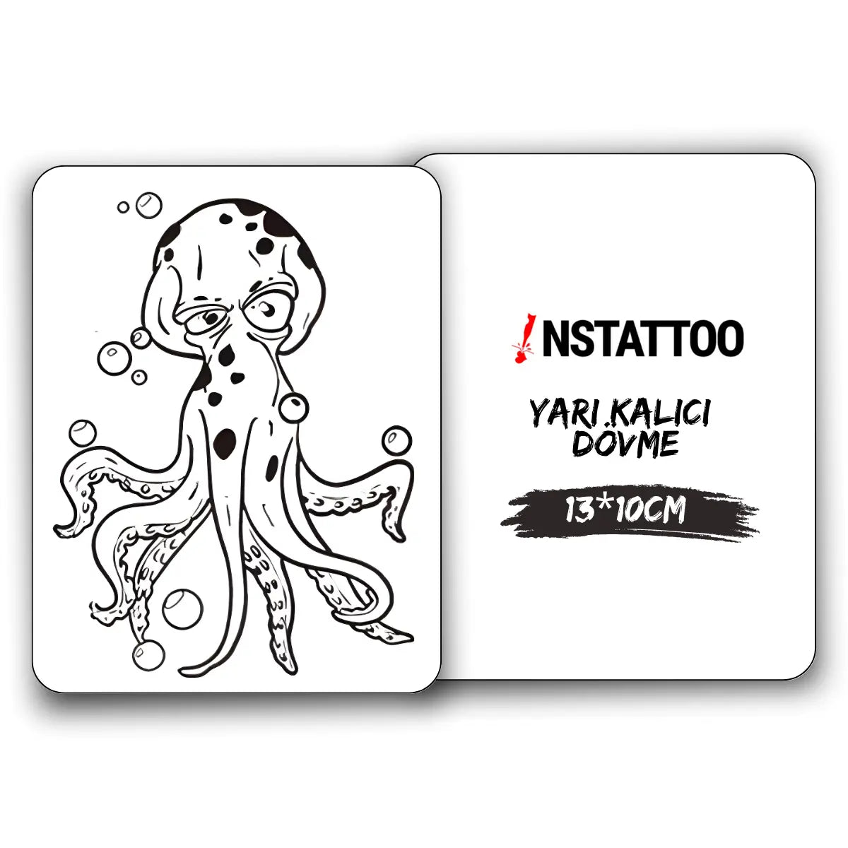 Octopus - Yarı Kalıcı Dövme