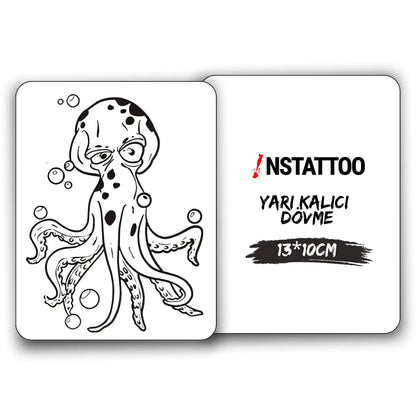 Octopus - Yarı Kalıcı Dövme