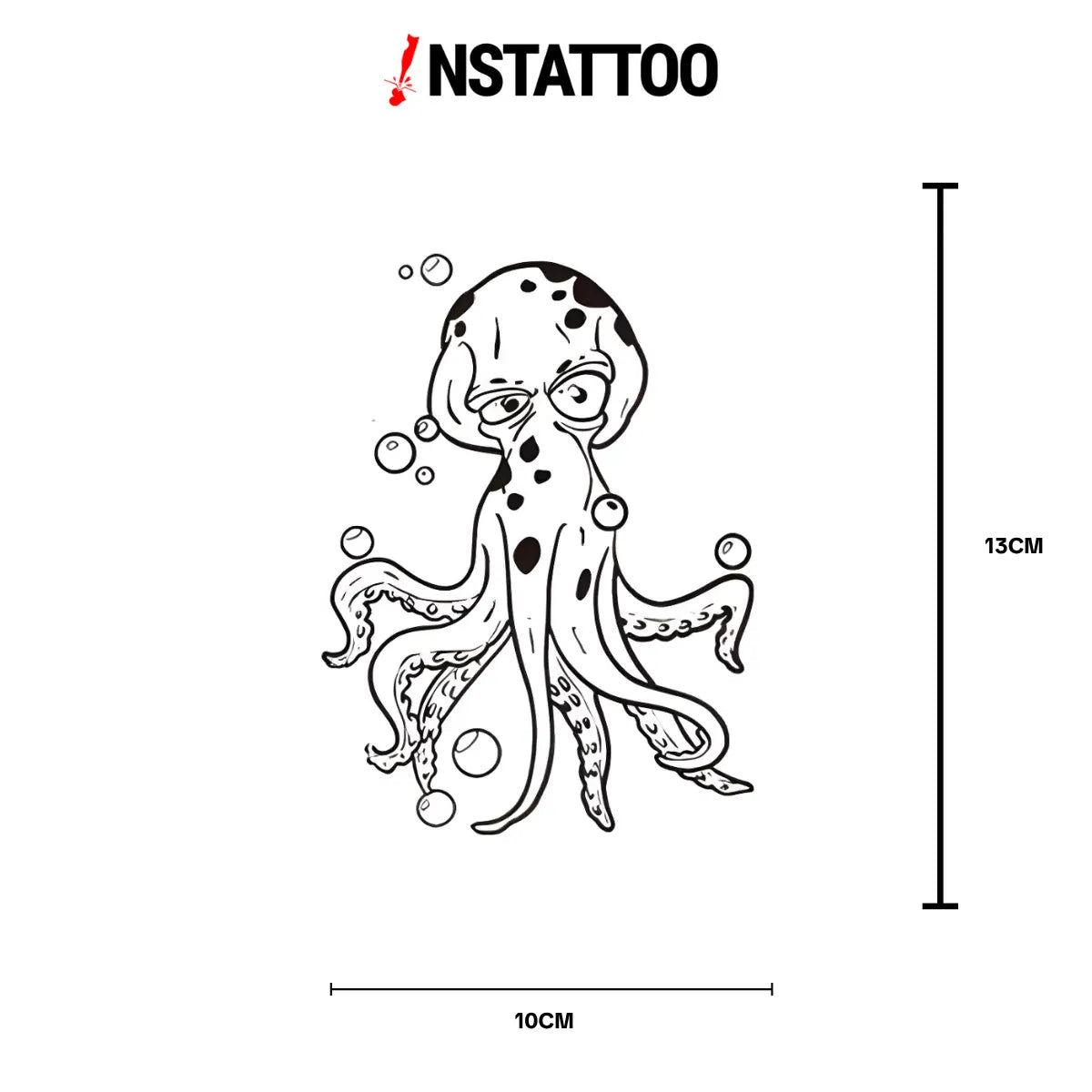 Octopus - Yarı Kalıcı Dövme