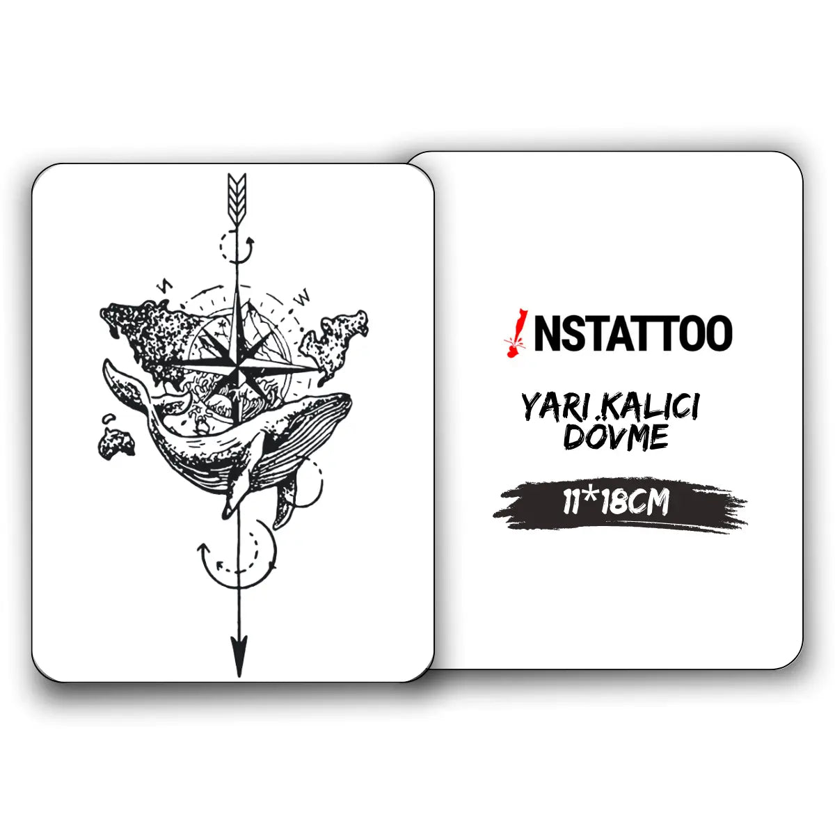 Okyanus - Yarı Kalıcı Dövme