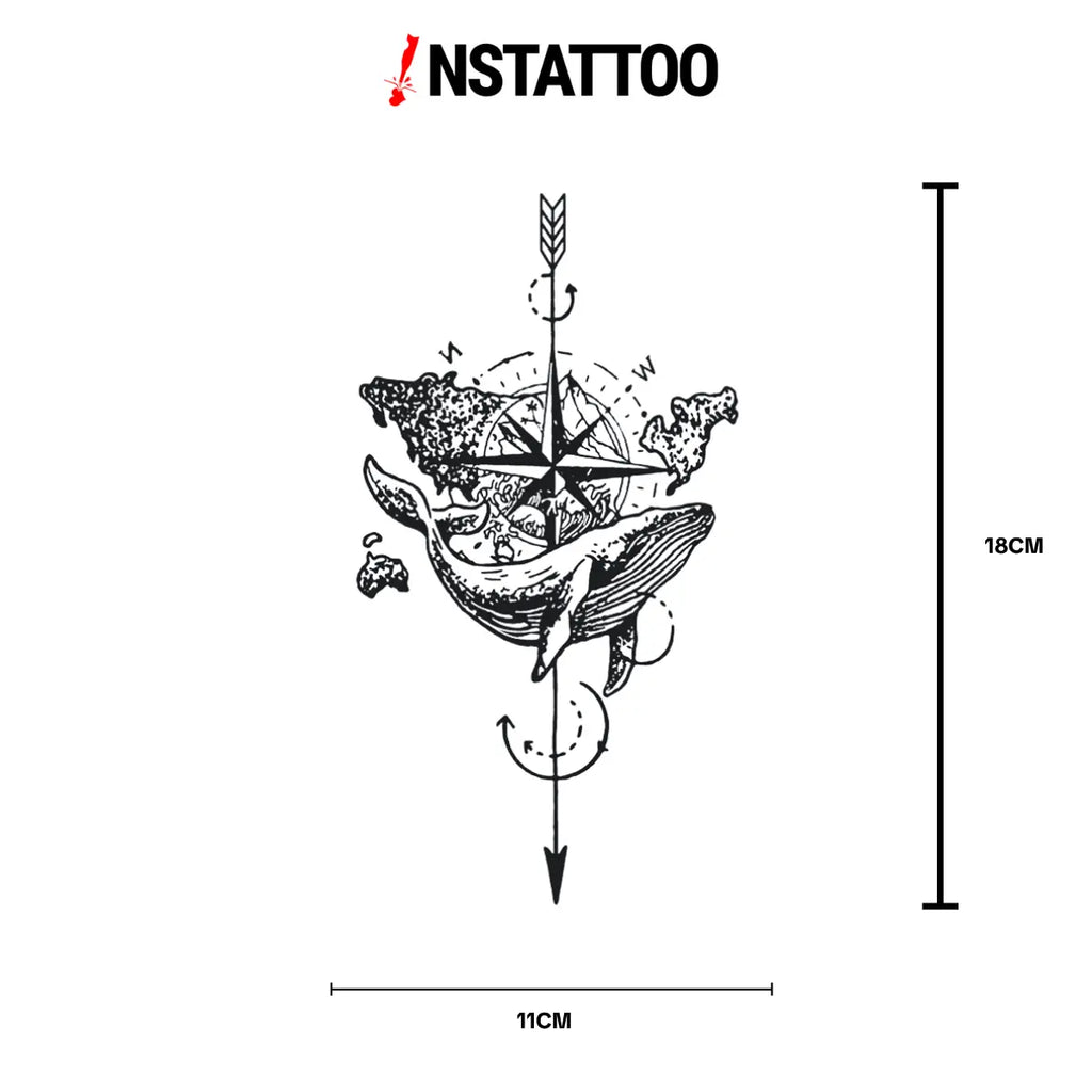 Okyanus - Yarı Kalıcı Dövme