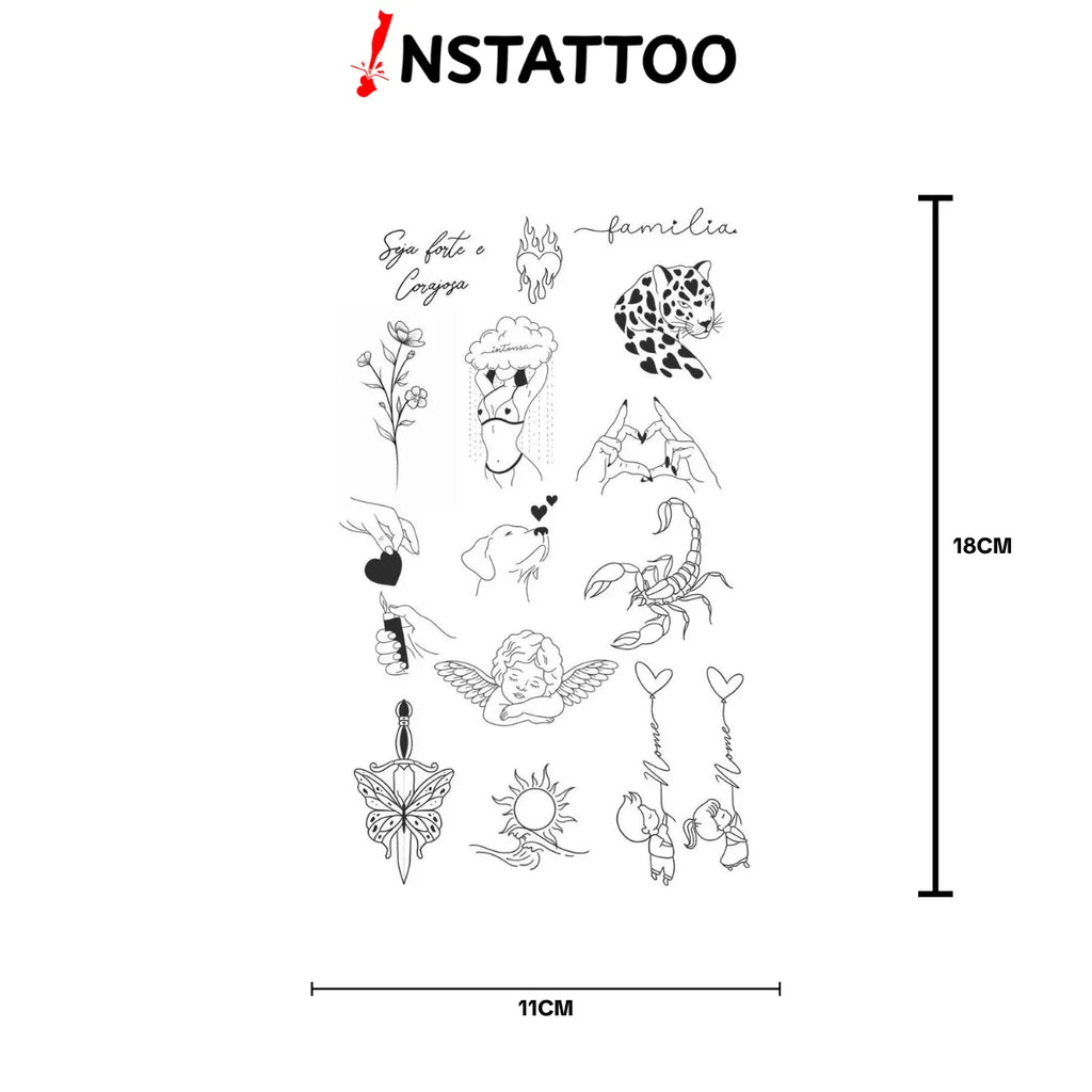 (Özel) Passion - Yarı Kalıcı Dövme