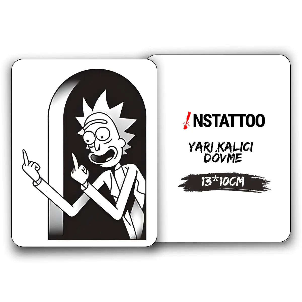 Rick - Yarı Kalıcı Dövme