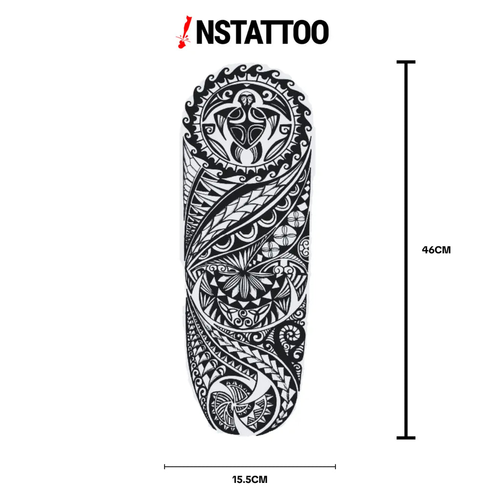 (Tüm Kol) Shell - Yarı Kalıcı Dövme