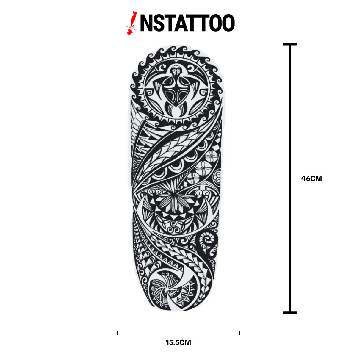 (Tüm Kol) Shell - Yarı Kalıcı Dövme