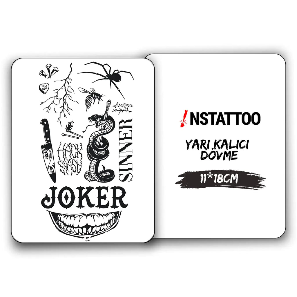 Sinner - Yarı Kalıcı Dövme