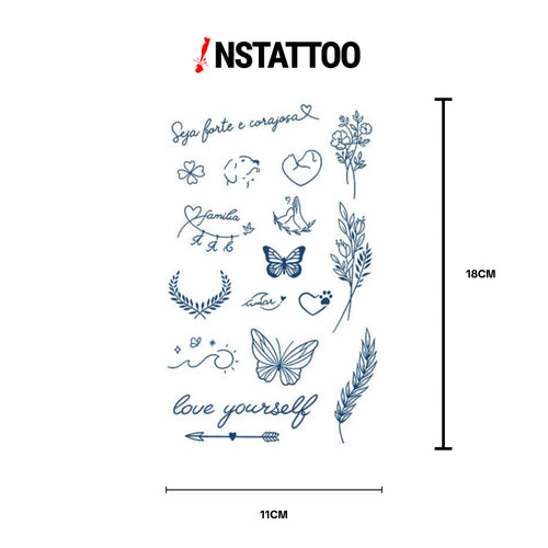 (17 Dövme) Tatlı Paketi III - Yarı Kalıcı Dövme