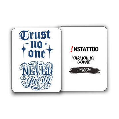 (2 Dövme) Trust - Yarı Kalıcı Dövme