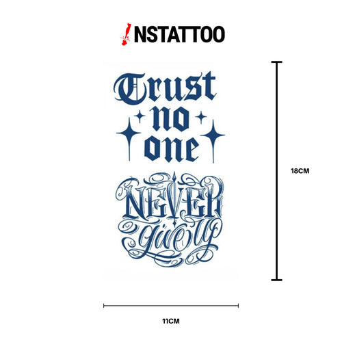 (2 Dövme) Trust - Yarı Kalıcı Dövme