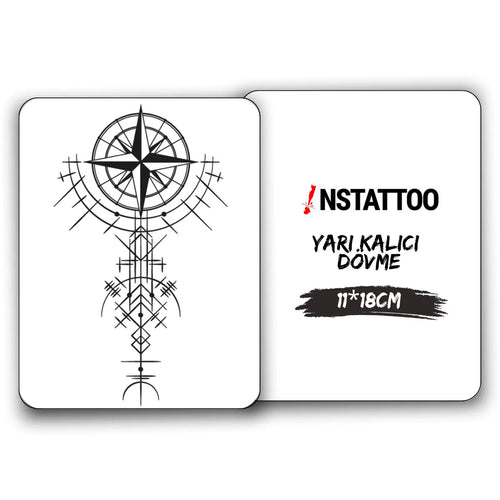 Viking Yıldızı - Yarı Kalıcı Dövme