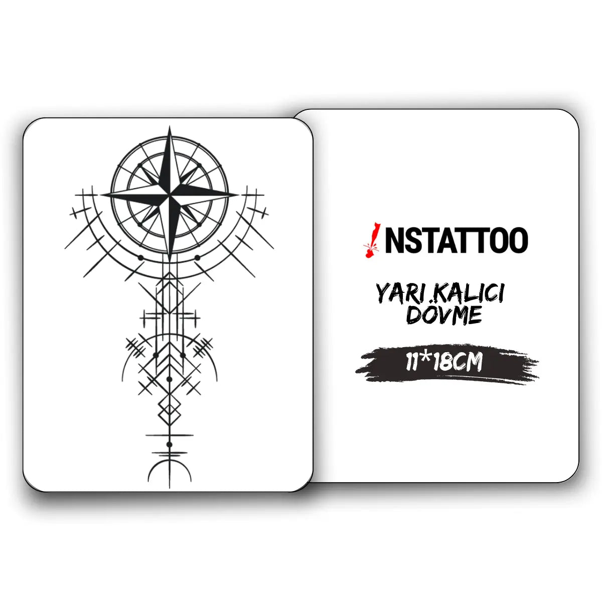 Viking Yıldızı - Yarı Kalıcı Dövme